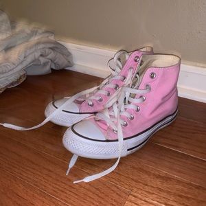 Pink Converse Hightops
